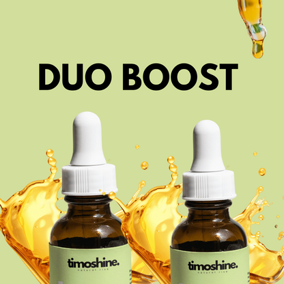 DUO BOOST – hårbottenolja med rosmarin och pumpafröolja för snabb hårväxt och naturlig DHT-blockerare